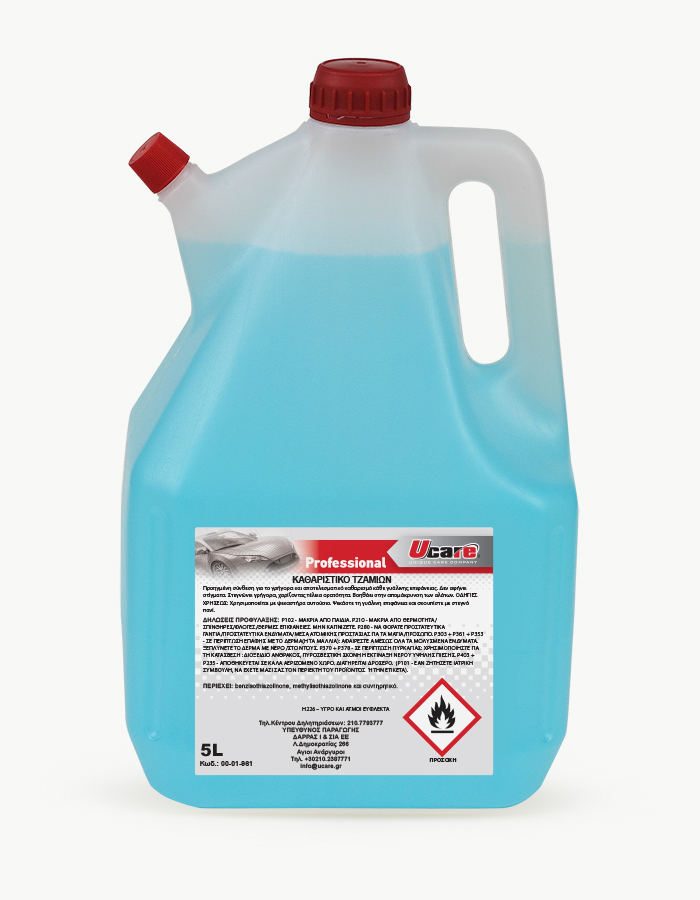 GLASS CLEANER 5L | Professional Car Care Products Collection