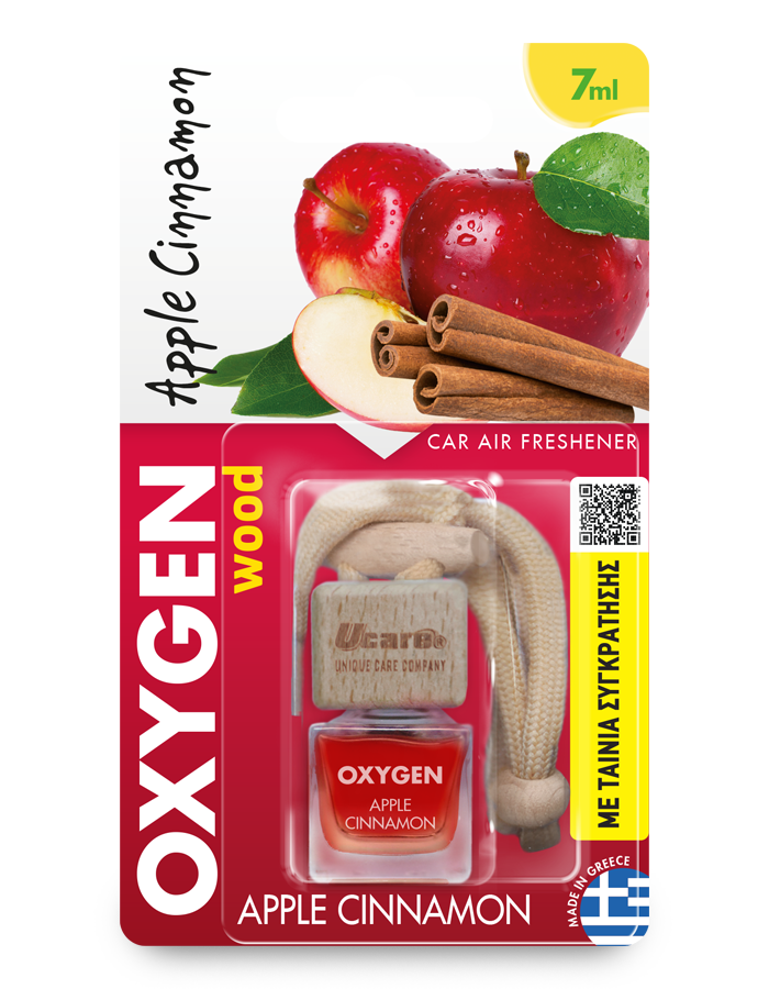 APPLE CINNAMON | Oxygen Wood Air Fresheners Collection