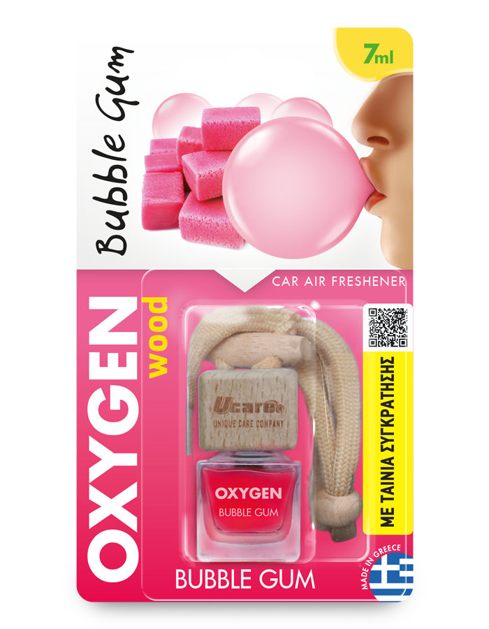 BUBBLE GUM | Oxygen Wood Air Fresheners Collection